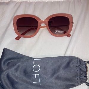 LOFT ANN TAYLOR pink sunglasses